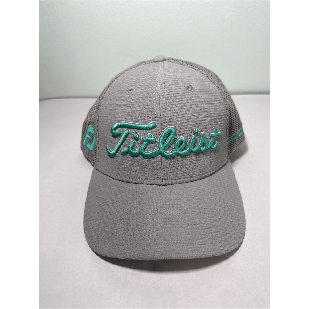 Titleist Pro V1 FJ Golf Hat‎ Gray Adjustable Strapback Performance Cap